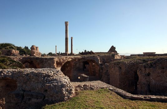 Tunisia. Ancient Carthage. The Antonine Baths