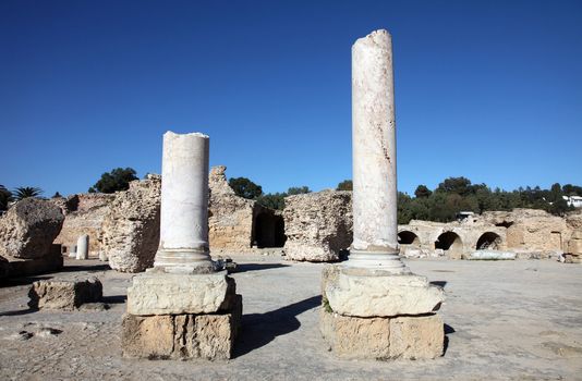 Tunisia. Ancient Carthage. The Antonine Baths