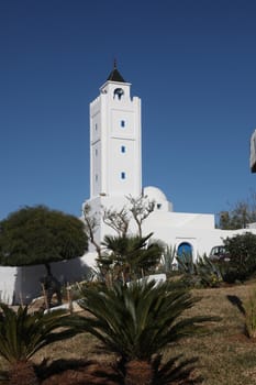Tunisia-Sidi Bou Said, mosque