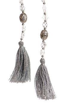 Beautiful tassel for decorated your curtain, isolated on white background.