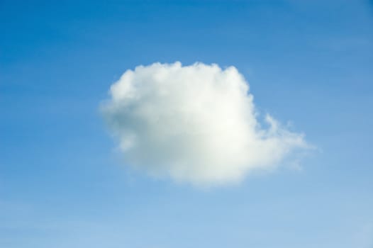 Bubble cloud on the sky