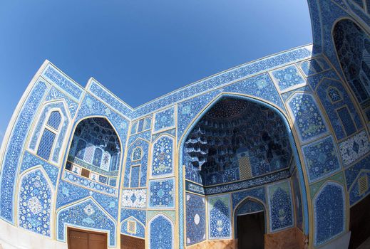 Sheikh Lotf Allah Mosque in Isfahan in Iran.