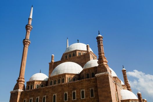 Exterior view of Mohammed Ali Mosque, Cairo, Egypt.