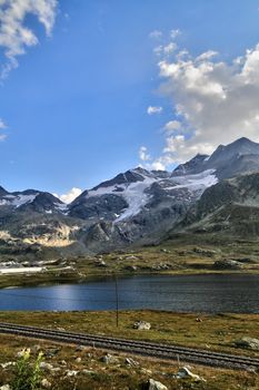 Bernina Pass in Swiss