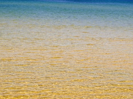 Beautiful Mediterranean beach on the island of Malta