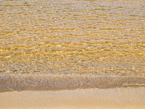 Beautiful Mediterranean beach on the island of Malta