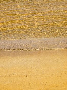 Beautiful Mediterranean beach on the island of Malta