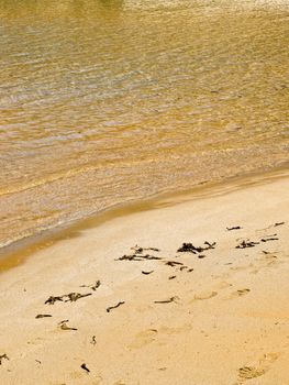 Beautiful Mediterranean beach on the island of Malta