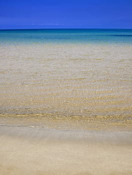 Beautiful Mediterranean beach on the island of Malta