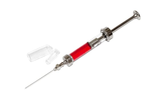 syringe with ampula