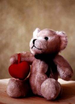 vintage valentine teddy bear background