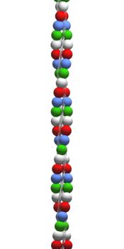 3d rendered DNA