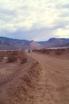 Racetrack Playa is a seasonally dry lake (a playa) located in the northern part of the Panamint Mountains in Death Valley National Park, California, U.S.A.. It is famous for 'sailing stones', rocks that mysteriously move across its surface.