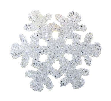 snowflakes isolated on white background