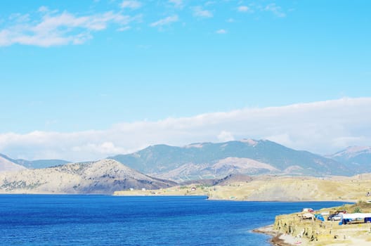 beautiful  sea and blue sky