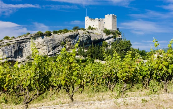 ruins of castle, Vaison-la-Romaine, Provence, France