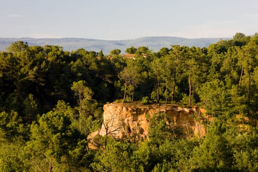landscape near Roussillon, Provence, France