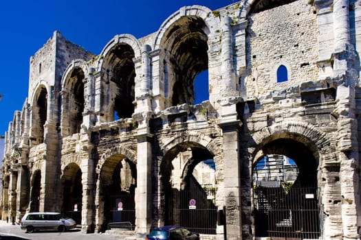 Roman Amphitheatre, Arles, Provence, France