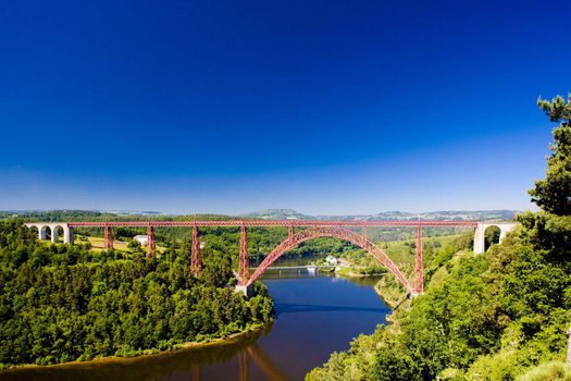 Garabit Viaduct, Cantal D�partement, Auvergne, France