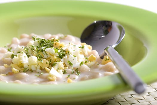 white beans with cream