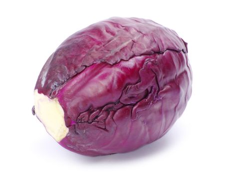 A head of purple cabbage