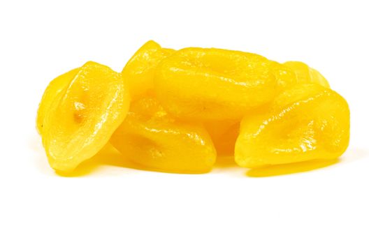dried fruit isolated on a white background