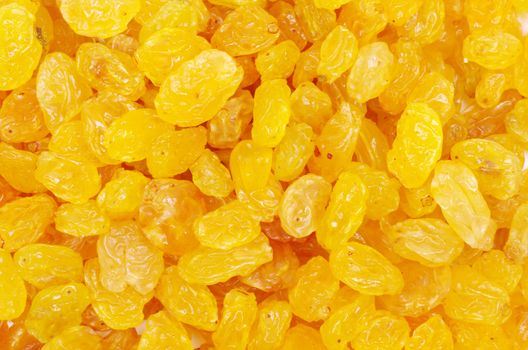 a closeup of dark brown raisins