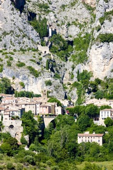 Moustiers Sainte Marie, Alpes-de-Haute-Provence Departement, France