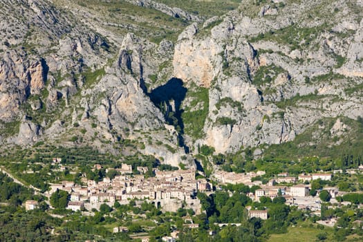 Moustiers Sainte Marie, Alpes-de-Haute-Provence Departement, France