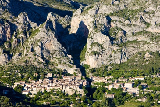 Moustiers Sainte Marie, Alpes-de-Haute-Provence Departement, France