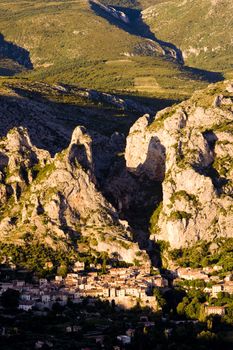 Moustiers Sainte Marie, Alpes-de-Haute-Provence Departement, France