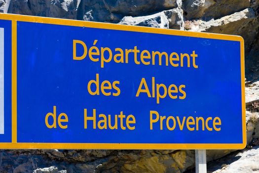 Alpes-de-Haute-Provence Departement, France