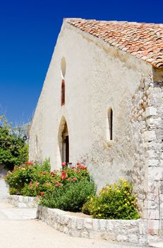 church, Aiguines, Var Departement, Provence, France