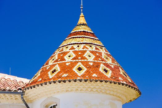 chateau''s detail in Aiguines, Var Departement, Provence, France