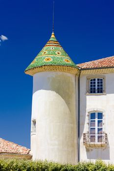 chateau''s detail in Aiguines, Var Departement, Provence, France