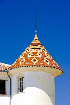 chateau''s detail in Aiguines, Var Departement, Provence, France