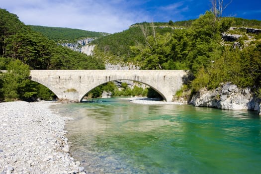 Carejuan Bridge, Verdon Gorge, Provence, France