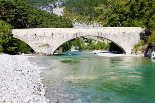Carejuan Bridge, Verdon Gorge, Provence, France