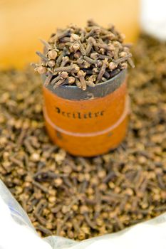 spices, street market in Castellane, Provence, France