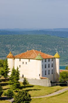 chateau in Aiguines, Var Departement, Provence, France