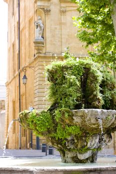 fountain, Aix-en-Provence, Provence, France