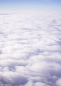 Photo of clouds taken from above 