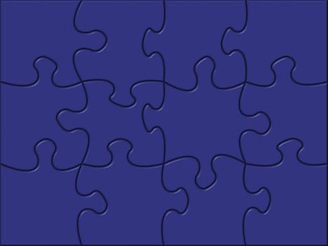 puzzle design on a blue background