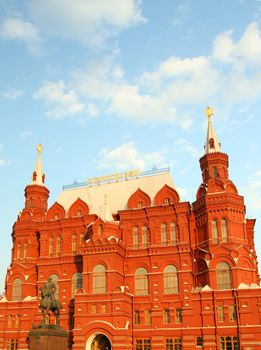 Russian Historical Museum on Red Square in Moscow, Russia