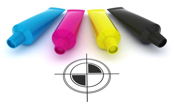 CMYK and polygraphic cross