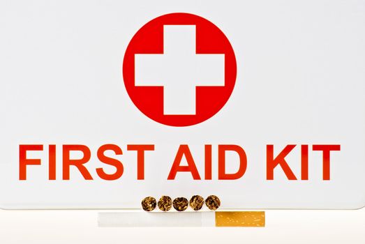 First aid kit for stop smoking