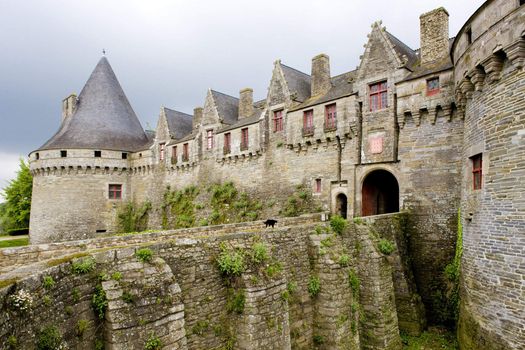 Chateau de Rohan, Pontivy, Brittany, France