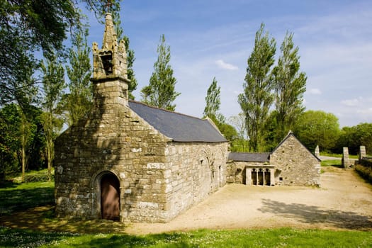 chapel of Saint-Jean-Baptiste near Saint-Vougay, Brittany, France