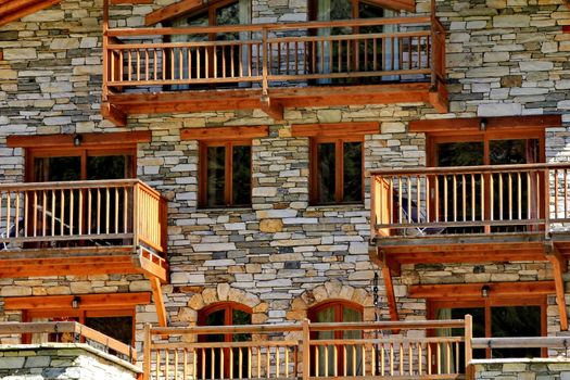 chalet and windows