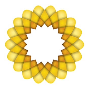 An image of a yellow flower graphic